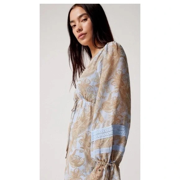 Urban Outfitters Charlene Long Sleeve mini dress❤️ NWOT - Picture 2 of 7